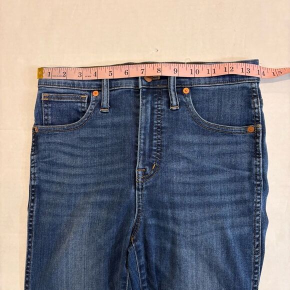 Madewell Tall I0" High-Rise Skinny Jeans in Danny Wash: TENCELT™ 27 Tall - Picture 13 of 14